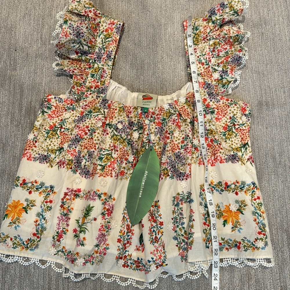 FARM Rio Multicolor Floral Blouse - Picture 11 of 12